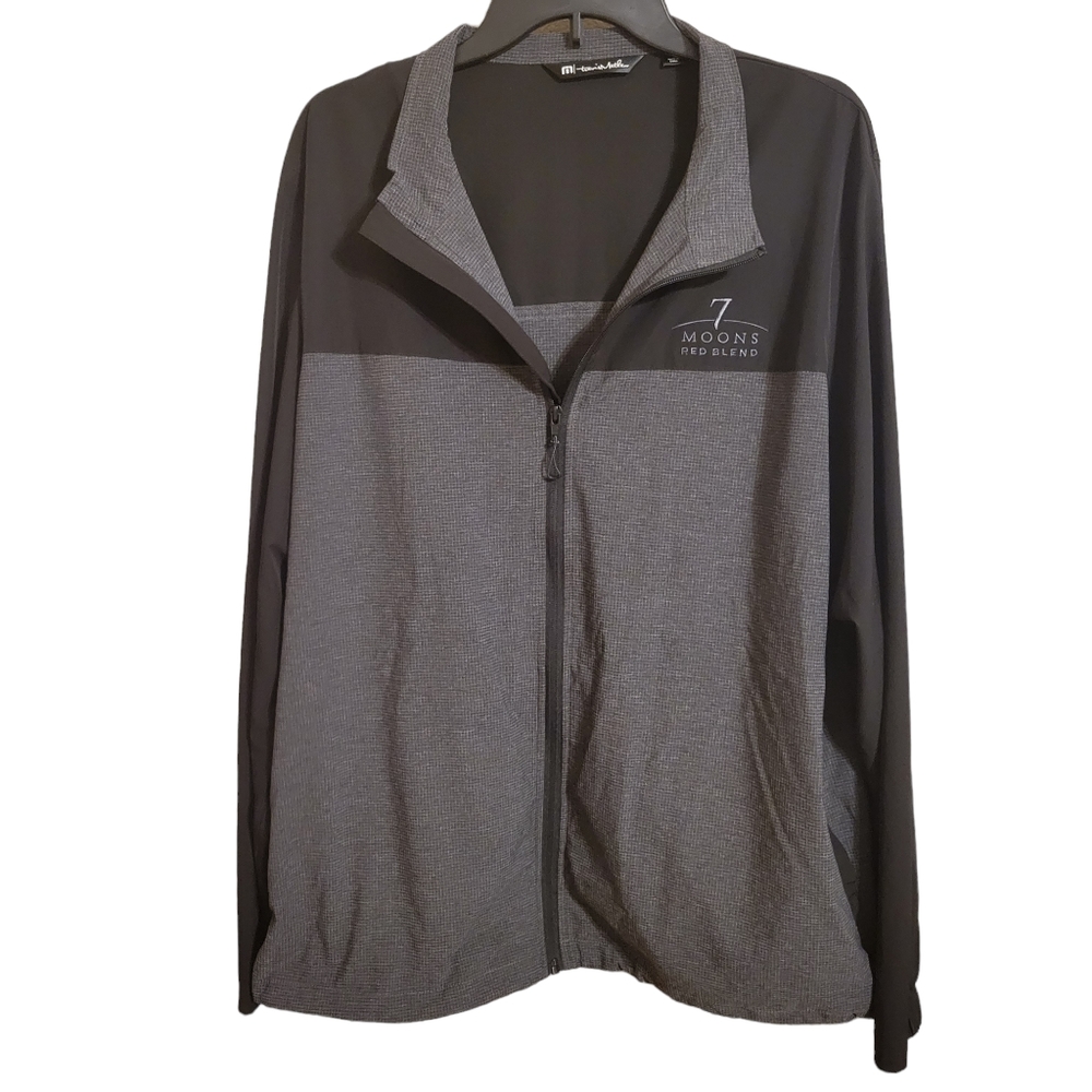 Travis Mathew Black Lightweight Golf Windbreaker Jacket